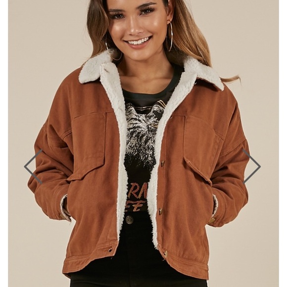 Showpo. Jackets & Blazers - Brand new faux shearling jacket